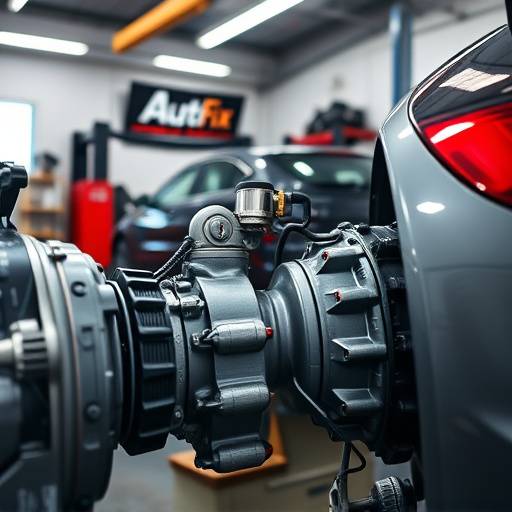 Completed transmission service at AutoFix Garage: A vehicle with a freshly serviced transmission, ensuring smooth shifting and optimal performance.